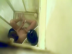 Hawt masturbation caught in the shower