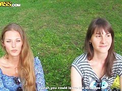 Outdoo sex scene with hot Myra and her ally