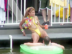 Fabulous pornstar in incredible tattoos, golden-haired adult video