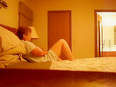 Spying my graceful mother with a vibrator