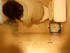 Spy camera secretly installed in crapper ceiling