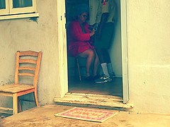 The Neighbour's Wife Sucks Darksome Lad Scout's Shlong