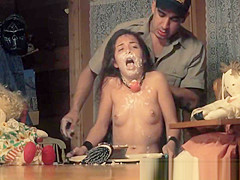 Stranded legal age teenager hardfucked and jizzed in throat