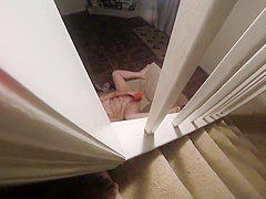 Caught masturbation living room