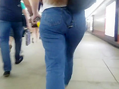 Wonderful lengthy haired angel with constricted arse