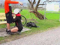YOUTHFUL BLOND LEGAL AGE TEENAGER CYCLIST SUCKS MY DONG IN PUBLIC TEACH
