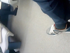 Legal Age Teenager in dark hose and flats (original)