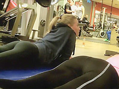 Hawt angels doing planks in the gym