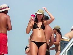 Exotic pornstar in avid golden-haired, dark brown porn movie