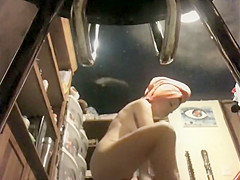 Hypnotizing booty acquires panties over it