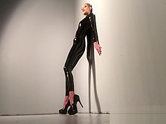 Latex Supermodel Voyeur