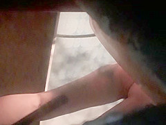 Spying on my sister after shower