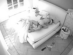 Wonderful pair caught on bedroom camera