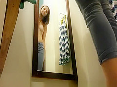 Legal Age Teenager caught smelling her bawdy cleft