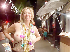 Slutty pornstar in fabulous golden-haired, outdoor adult movie