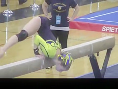 Gymnastic angel with hawt body