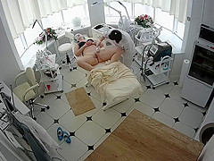 Hidden cameras. Hotty salon, hair removal bawdy cleft and arse