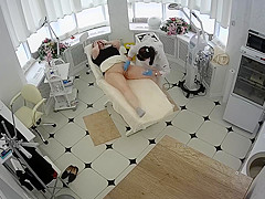 Hidden cameras. Gal salon, waxing love tunnel and butt mama