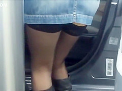 Glance of her underware whilst that babe bows