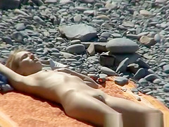 Pair hangs out on the beach