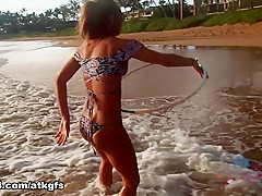 Moka Mora in That Babe Looks Slutty To Watch U, But Not As Much As U Are. - ATKGirlfriends