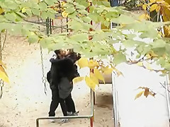 Lustful homemade Pair, Outdoor adult scene