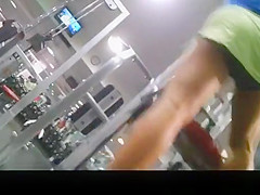 Chap at gym secretly films mother i'd like to fuck exercising