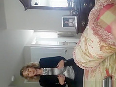 Spouse films wife taking off her panties