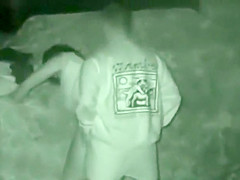 Angel getting drilled and voyeur spies