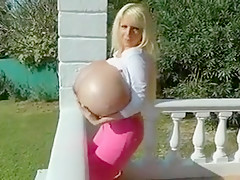 Lascivious non-professional Large Melons, Golden-Haired sex video