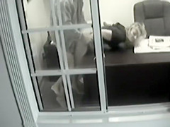 Sex peeped throughout a window