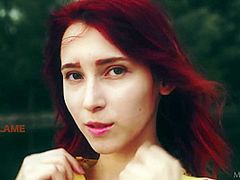 Teasing On The Bridge - Elin Flame - Met-Art