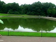 Linda Pleasing In Jarka Undressed In Vienna - Outdoor Sexy Solo