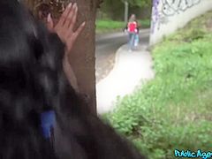 Jason Brown In Sandra Soul Gives Oral-Stimulation And Receives Group-Fucked Outdoors