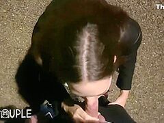 Cute Angel Gives Oral-Sex In The Midst Of The Park