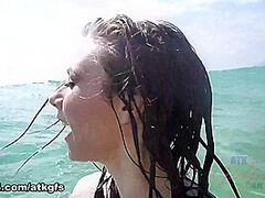 Compilation in Virtual Vacation Movie Scene - AtkGirlfriends