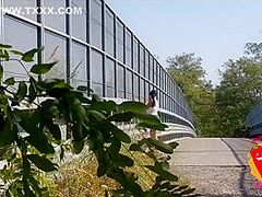 This Guy Falls Off His Bike To Look At With Lady Muffin