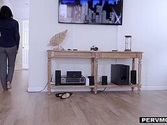 Breasty Mom Can't Live Without To Smack Her Stepsons Morning Wood