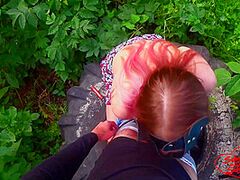 Slit Sucks Schlong Beautifully In Nature - Sogirlandsoboy