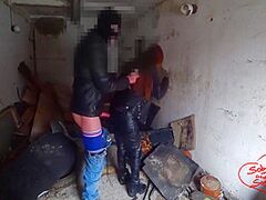 Creampie For Cutie With Constricted Cookie In Abandoned Garages