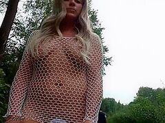 Lascivious Natasha Is Walking In The Town!