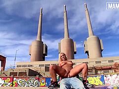 Blondie Fesser - Large Moist Scones Argentinian Chick Receives Fucked Into Ass On The Beach