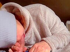 Lascivious Co-worker Creampied After Working