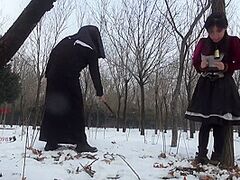 Chinese Serf Angels In The Snow