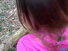 Elle Rose - Tantalizing Jogger Nailed In The Wood