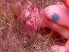 Short Haired Tattoed Sweetheart Fucking Boyfriend Anal In Wood