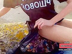 Utomhus Public Sex Pa Taket - Pov