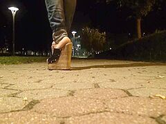 Going Out In Public In Very Hot Platform Wedges