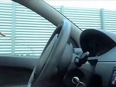 Lena Loch In Mcdonalds Drive-in-spermawalk