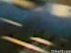 Skater legal age teenager masturbates on a bench